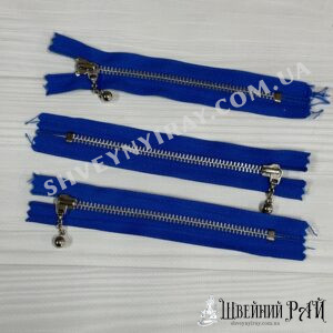 Ykk срібло метал 15см тип 5