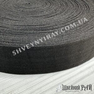 Резинка чорна 3 см